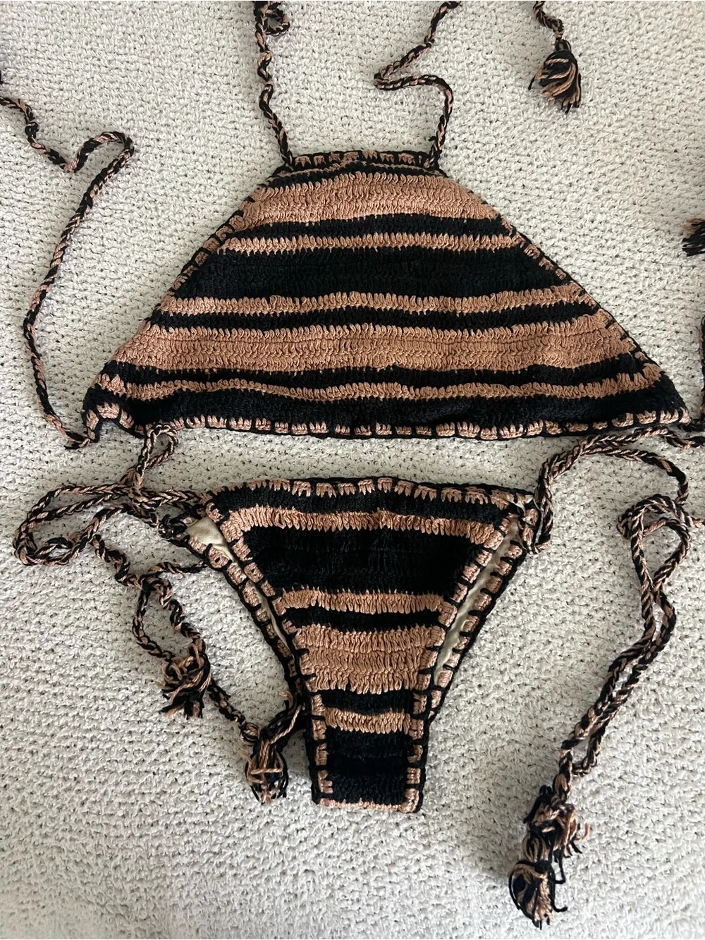 [FARM Rio] Crochet Bikini - Top and Bottom